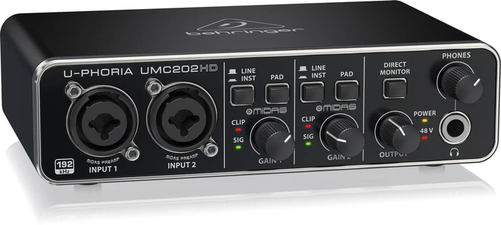 Аудиоинтерфейс Behringer UMC202HD - изображение 4