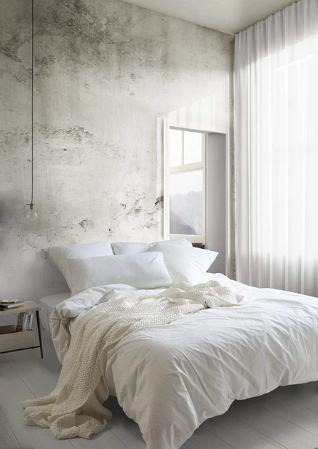 Простынь Loftline Перкаль Blanco 290х280 см - изображение 5