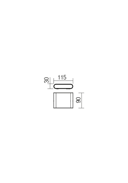 Бра вуличне POCKET AP LED SMD 6W IP54 DG (5.1.2) Redo(nou) 9052 - изображение 2