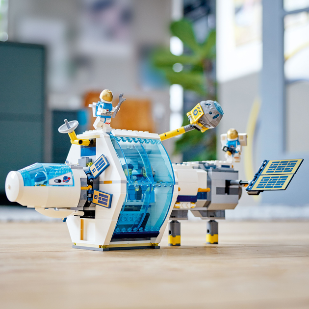 Zestaw klocków LEGO City Space Stacja kosmiczna na Księżycu 500 elementów (60349) - obraz 5