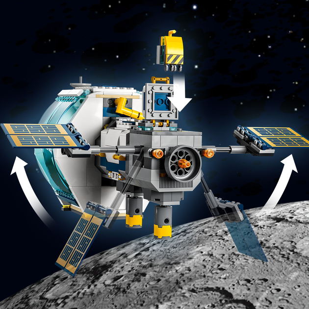 Zestaw klocków LEGO City Space Stacja kosmiczna na Księżycu 500 elementów (60349) - obraz 6
