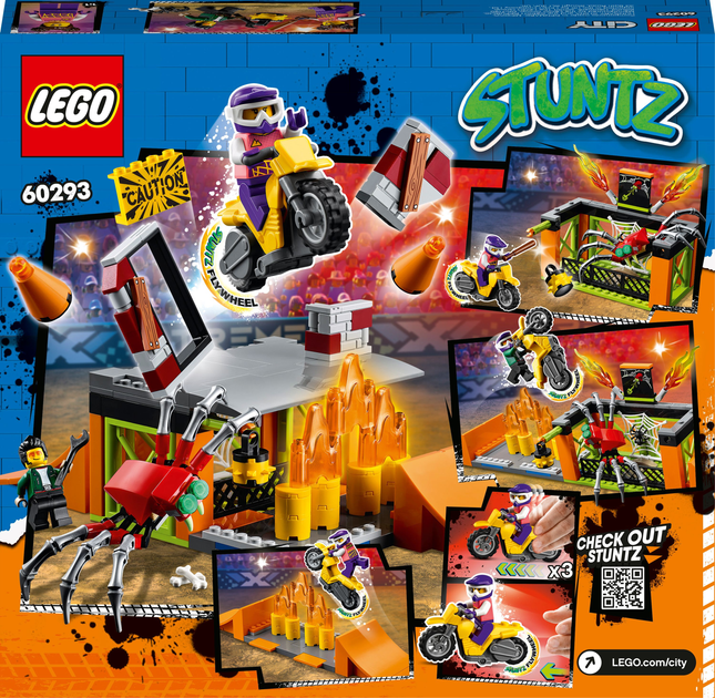 Zestaw klocków LEGO City Stuntz Park kaskaderski 170 elementów (60293) - obraz 9