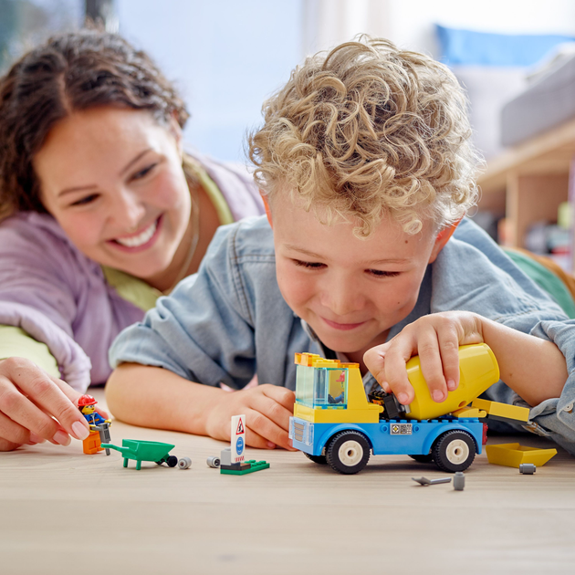 Конструктор LEGO City Вантажівка-бетонозмішувач 85 деталей (60325) - зображення 3