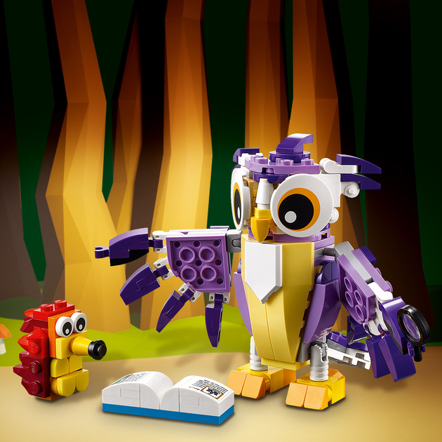 Конструктор LEGO Creator Дивовижні лісові жителі 175 деталей (31125) - зображення 3