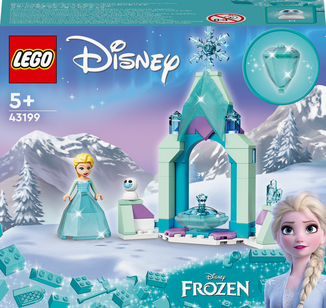 Zestaw klocków LEGO Disney Princess Dziedziniec zamku Elzy 53 elementy (43199) - obraz 1