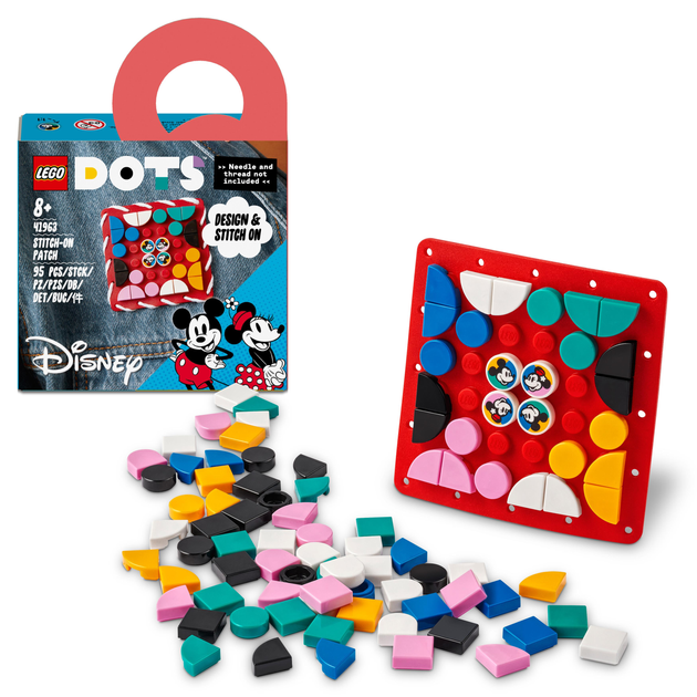 LEGO DOTS Naszywka z Myszką Miki i Minnie 95 elementów (41963) - obraz 2
