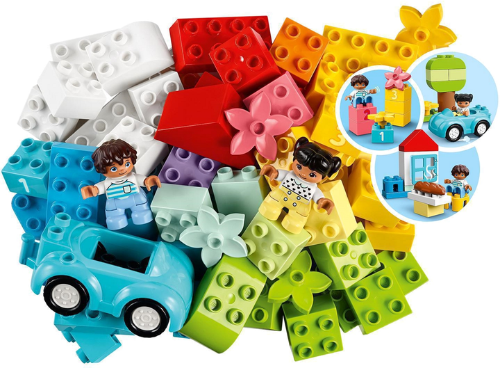 Zestaw klocków LEGO DUPLO Classic Pudełko z klockami 65 elementów (10913) - obraz 8