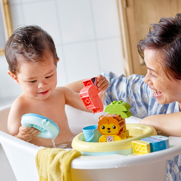 Конструктор LEGO DUPLO My First Веселе купання: Плаваючий острів із тваринами 20 деталей (10966) - зображення 3