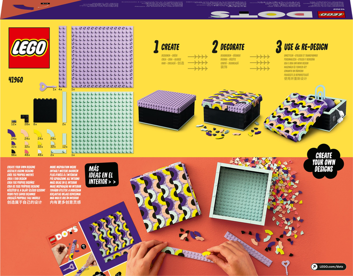 Конструктор LEGO DOTS Велика коробка 479 деталей (41960) - зображення 8