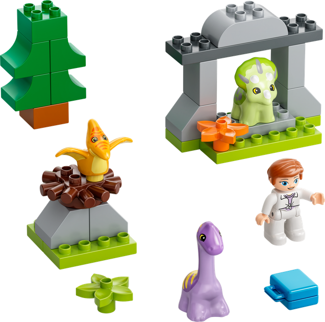 Конструктор LEGO DUPLO Jurassic World Ясла для динозаврів 27 деталей (10938) - зображення 9