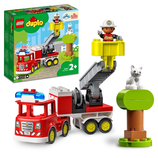 Конструктор LEGO DUPLO Town Пожежна машина 21 деталь (10969) - зображення 2