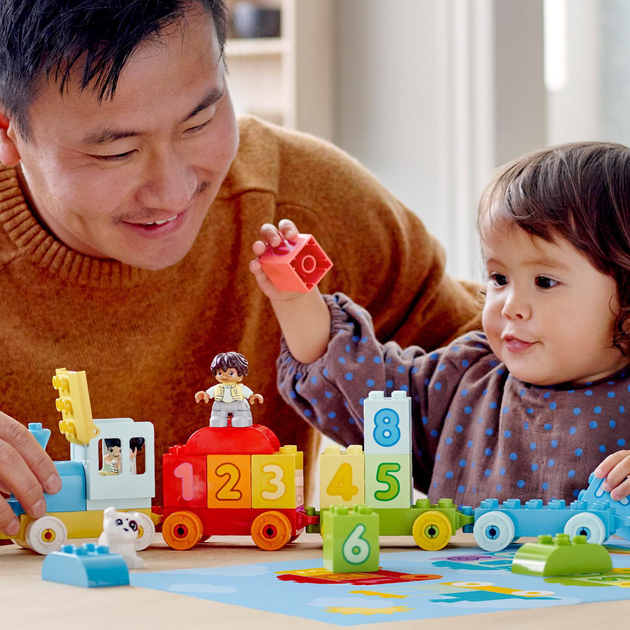 Конструктор LEGO DUPLO Потяг із цифрами - вчимося рахувати 23 деталі (10954) - зображення 4