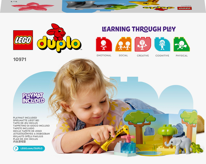 Zestaw klocków LEGO DUPLO Town Dzikie zwierzęta Afryki 10 elementów (10971) - obraz 10