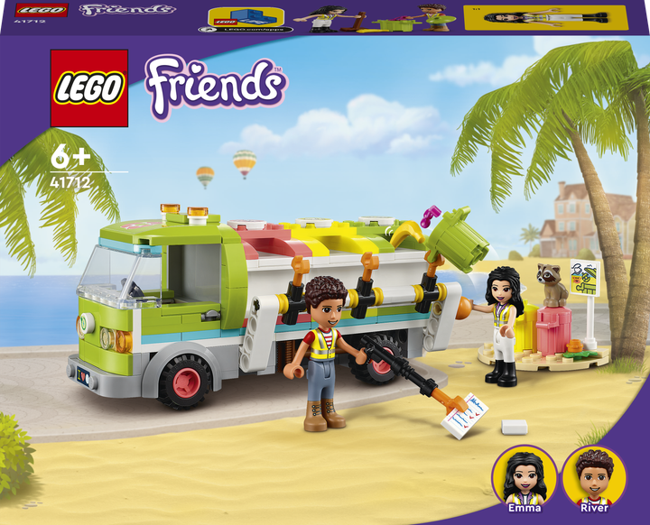 Конструктор LEGO Friends Сміттєпереробна вантажівка 259 деталей (41712) - зображення 1