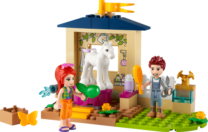 Конструктор LEGO Friends Конюшня для миття поні 60 деталей (41696) - зображення 9