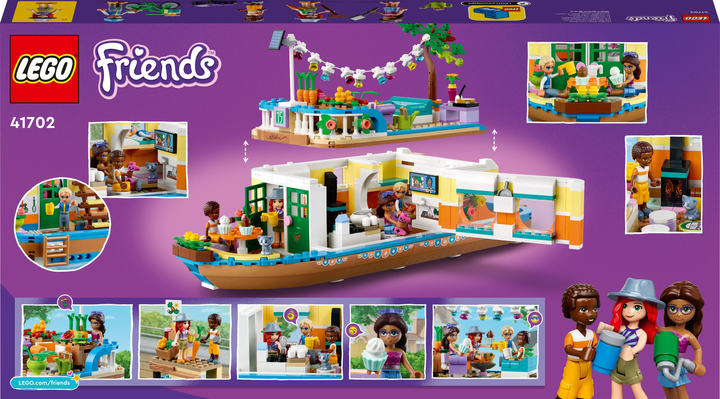 Zestaw klocków LEGO Friends Łódź mieszkalna na kanale 737 elementów (41702) - obraz 6