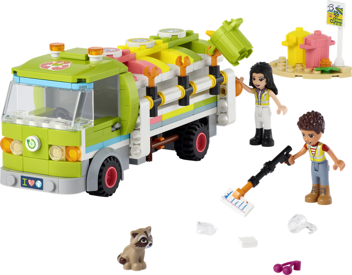 Конструктор LEGO Friends Сміттєпереробна вантажівка 259 деталей (41712) - зображення 9