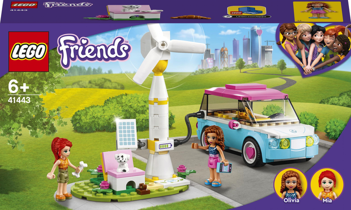 Zestaw klocków LEGO Friends Samochód elektryczny Olivii 183 elementy (41443) - obraz 1