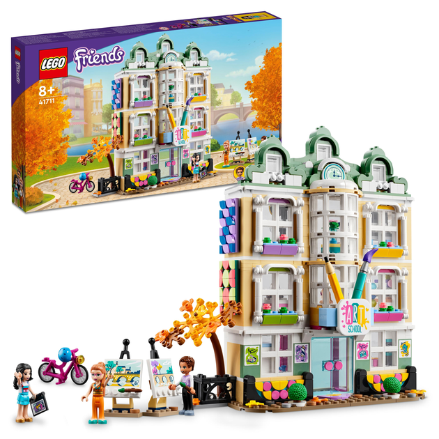 Zestaw klocków LEGO Friends Szkoła artystyczna Emmy 844 elementów (41711) - obraz 2