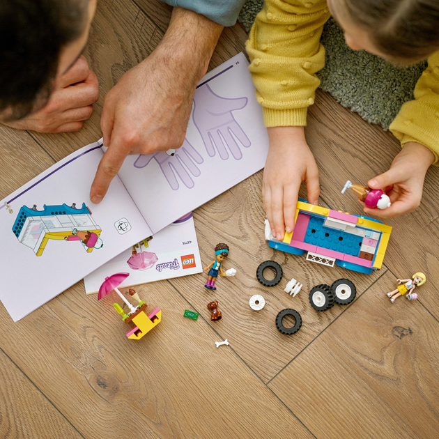 Zestaw klocków LEGO Friends Furgonetka z lodami 84 elementy (41715) - obraz 4