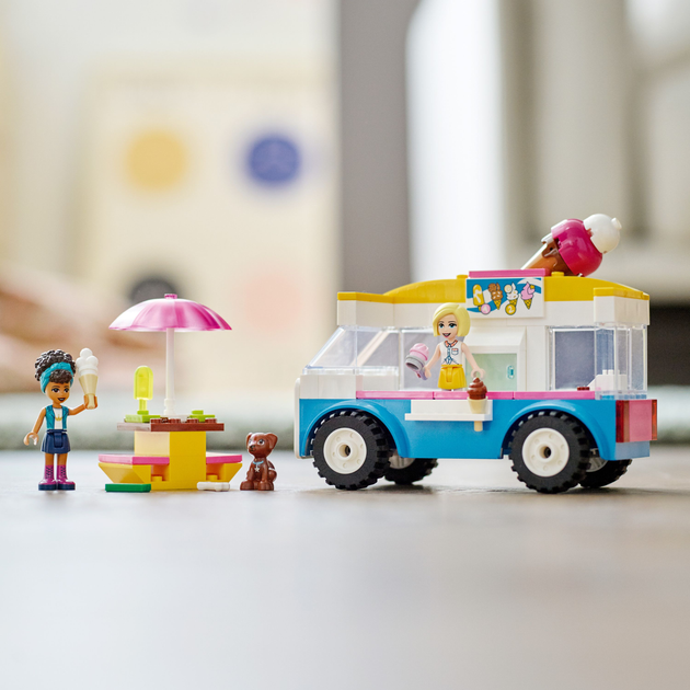 Zestaw klocków LEGO Friends Furgonetka z lodami 84 elementy (41715) - obraz 5