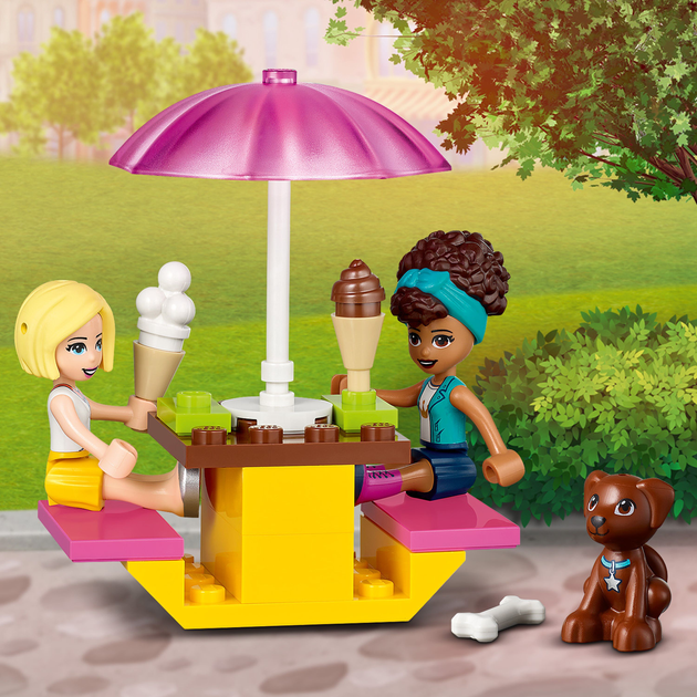Zestaw klocków LEGO Friends Furgonetka z lodami 84 elementy (41715) - obraz 6