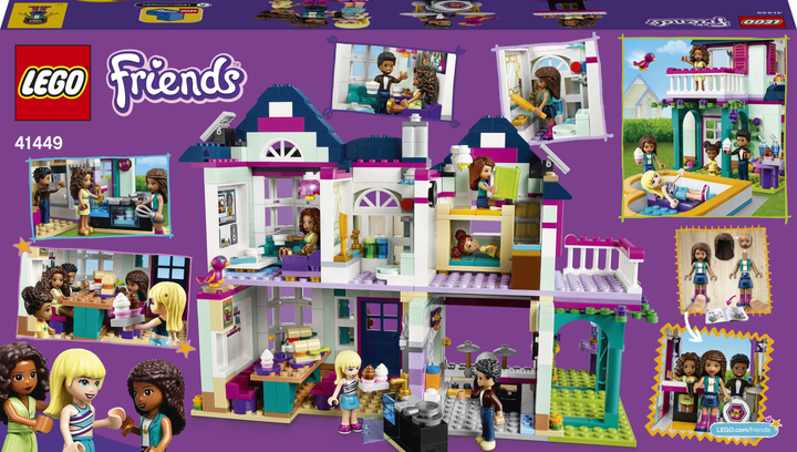 Конструктор LEGO Friends Родинний будинок Андреа 802 деталі (41449) - зображення 13