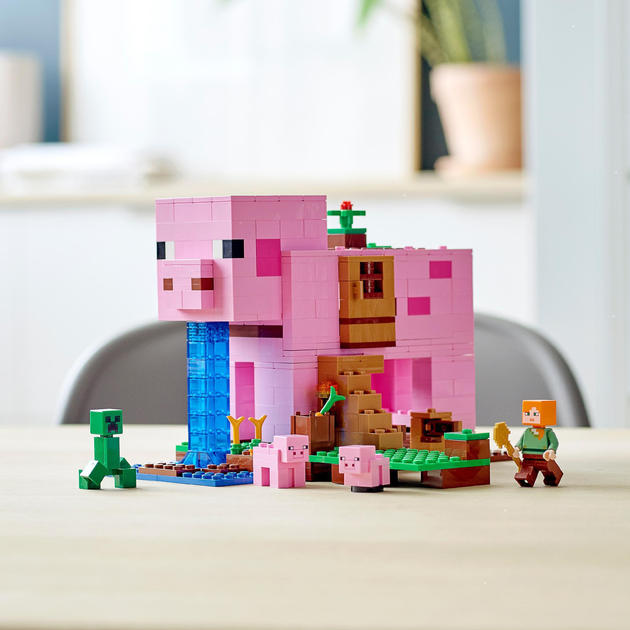 Конструктор LEGO Minecraft Будинок-свиня 490 деталей (21170) - зображення 5