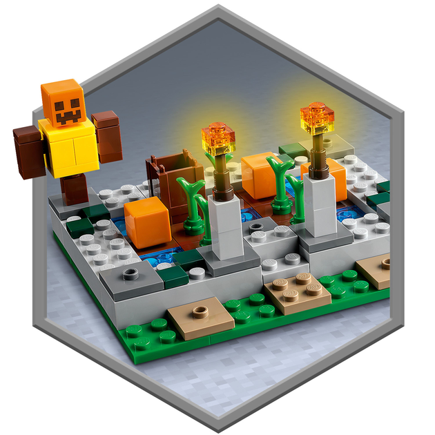 Конструктор LEGO Minecraft Покинуте село 422 деталей (21190) - зображення 6