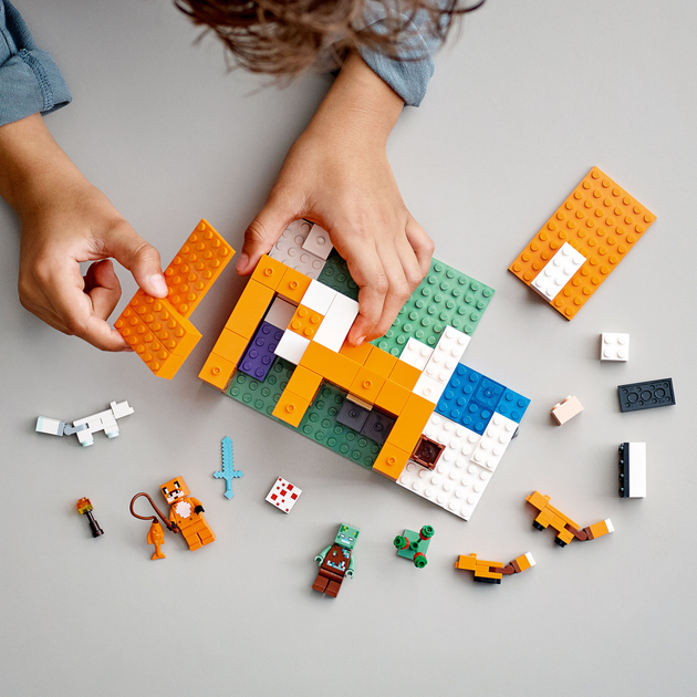 Конструктор LEGO Minecraft Нора лисиці 193 деталі (21178) - зображення 4