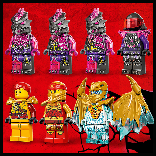 Zestaw klocków LEGO Ninjago Buggy Kai Złoty smok 624 elementy (71773) - obraz 7