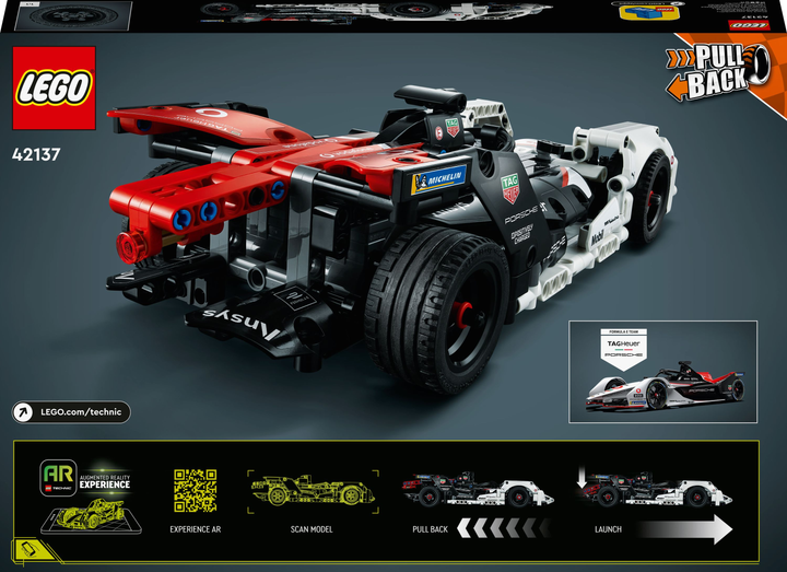 Zestaw klocków LEGO Technic Formula E Porsche 99X Electric 422 elementy (42137) - obraz 9