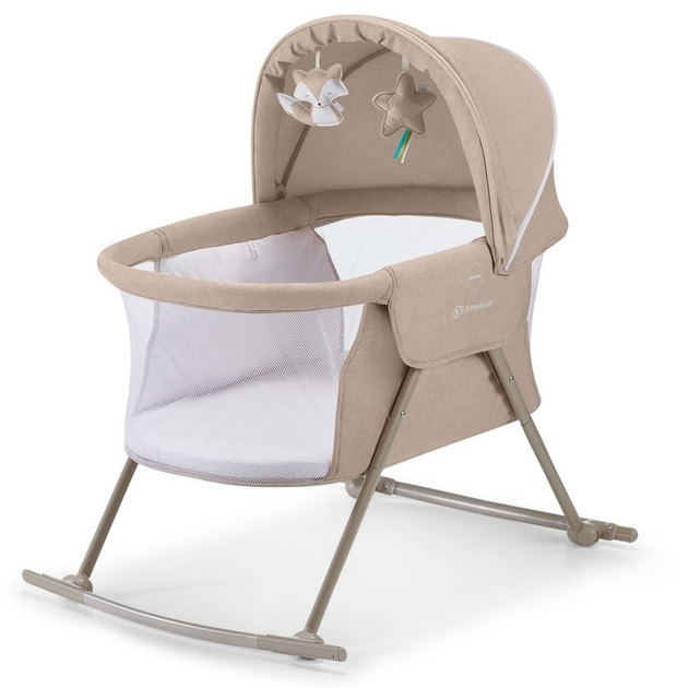 Kołyska na biegunach Kinderkraft Lovi Beige 3 w 1 (KKLLOVIBEG0000) (158789) - obraz 7