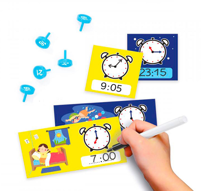 Zestaw gier edukacyjnych Quercetti Play Montessori First Watch (0624-Q) - obraz 3