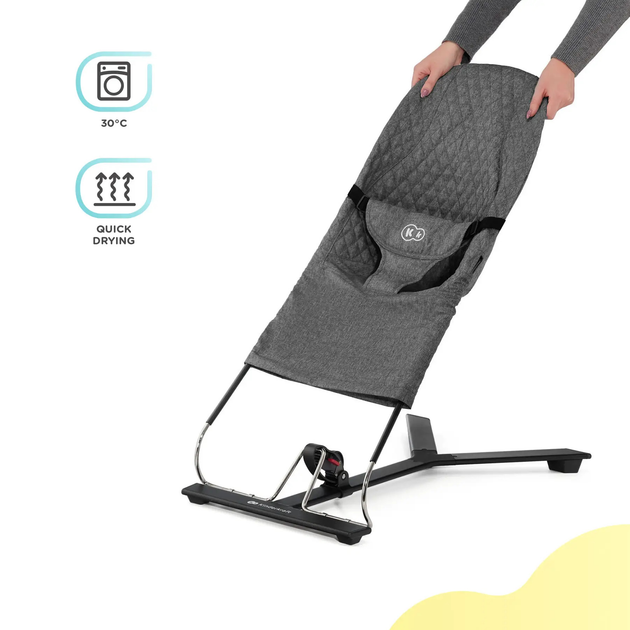 Fotel bujany Kinderkraft Mimi Szary (KBMIMI00GRY0000) (304848) - obraz 7
