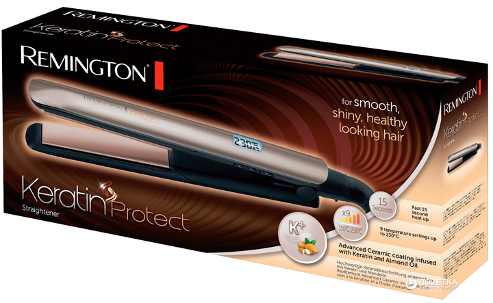 Prostownica do włosów Remington S8540 Keratin Protect - obraz 2