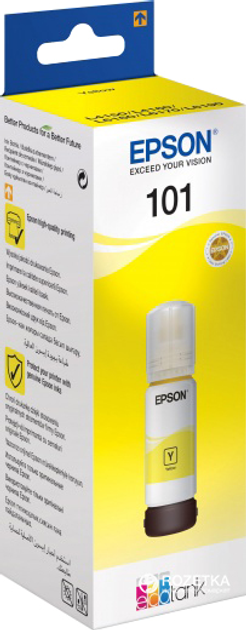 Контейнер Epson L4160/L6160/L6170/L6190 70 мл Yellow (C13T03V44A) - зображення 1