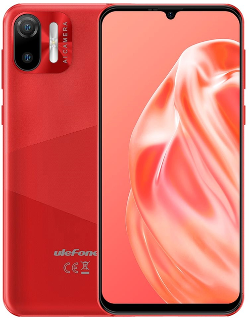 Мобільний телефон Ulefone Note 6 1/32Gb Red - зображення 1