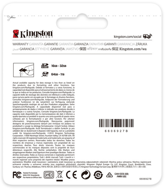 Kingston SDXC 64GB Canvas Select Plus Class 10 UHS-I U1 V10 (SDS2/64GB) - obraz 4