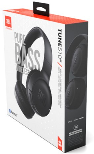 Słuchawki JBL TUNE 510 BT Czarne (JBLT510BTBLKEU) - obraz 3