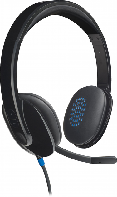 Słuchawki Zestaw słuchawkowy Logitech USB H540 (981-000480) - obraz 8