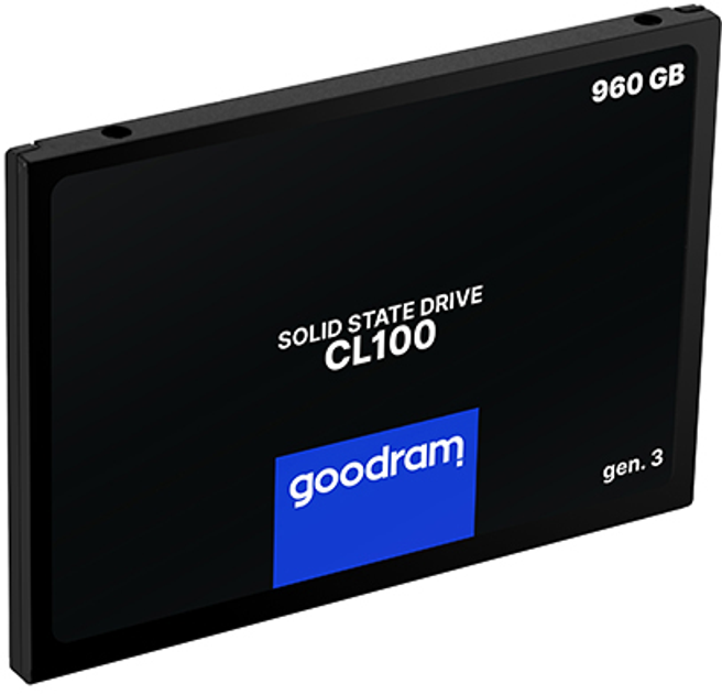 Dysk SSD Goodram CL100 Gen.3 960GB 2.5" SATA III 3D NAND TLC (SSDPR-CL100-960-G3) - obraz 3