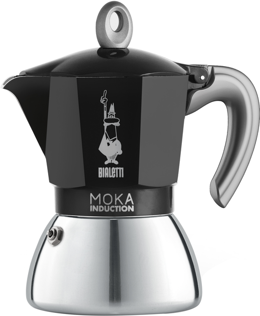 Kawiarka Bialetti New Moka Induction na 6 filiżanek Czarna (0006936) - obraz 1