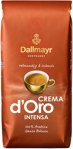 Kawa ziarnista Dallmayr Crema d`Oro Intensa palona 1 kg (4008167042709) - obraz 1