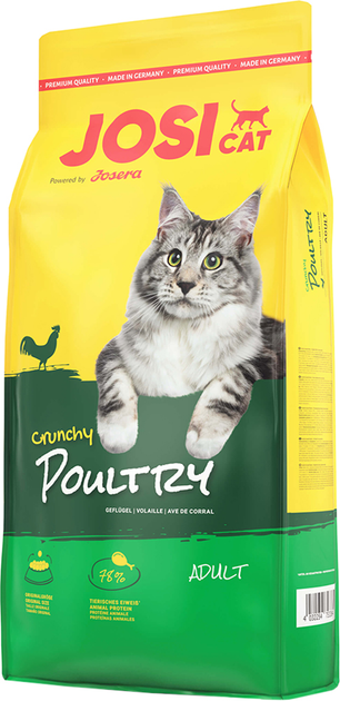 Sucha karma dla kotów JOSERA JosiCat Crunchy z drobiem 10 kg (4032254753391) - obraz 1