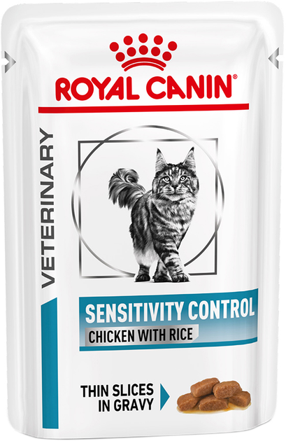 Mokra karma dla kotów wrażliwych ROYAL CANIN Vet Sensitivity Control z kurczakiem i ryżem 12x85g (9003579011423) (40350011) - obraz 2