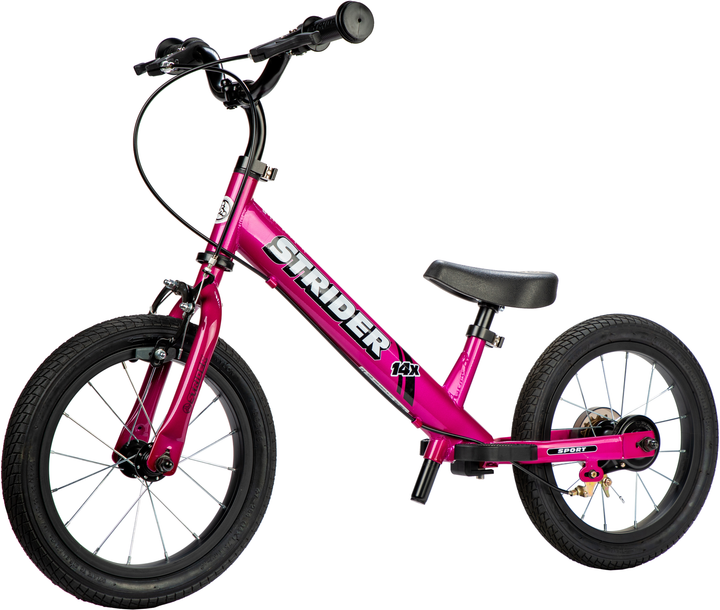Rowerek biegowy Strider 14x Sport różowy (SK-SB1-IN-PK) - obraz 4