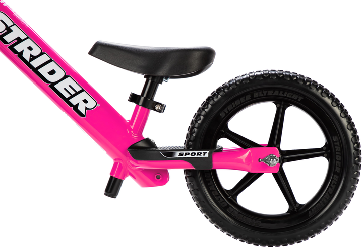 Rowerek biegowy Strider 12 Sport różowy (ST-S4PK) - obraz 6