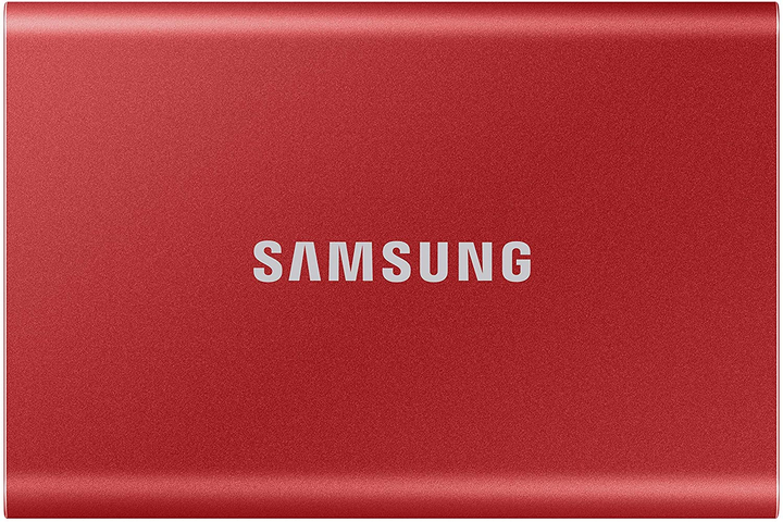 Samsung Portable SSD T7 1TB USB 3.2 Type-C (MU-PC1T0R/WW) External Red - зображення 1