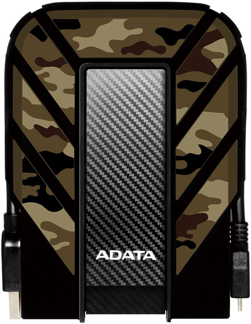 Жорсткий диск ADATA DashDrive Durable HD710M Pro 2TB AHD710MP-2TU31-CCF 2.5" USB 3.1 External Camouflage - зображення 1